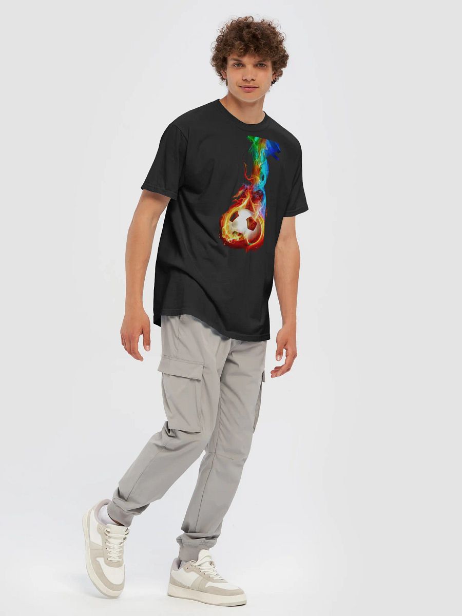 Flaming Soccer Energy T-Shirt product image (26)