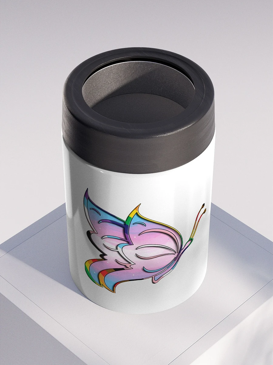 Justagirlllexi Butterfly Logo Stainless Coozie! product image (2)