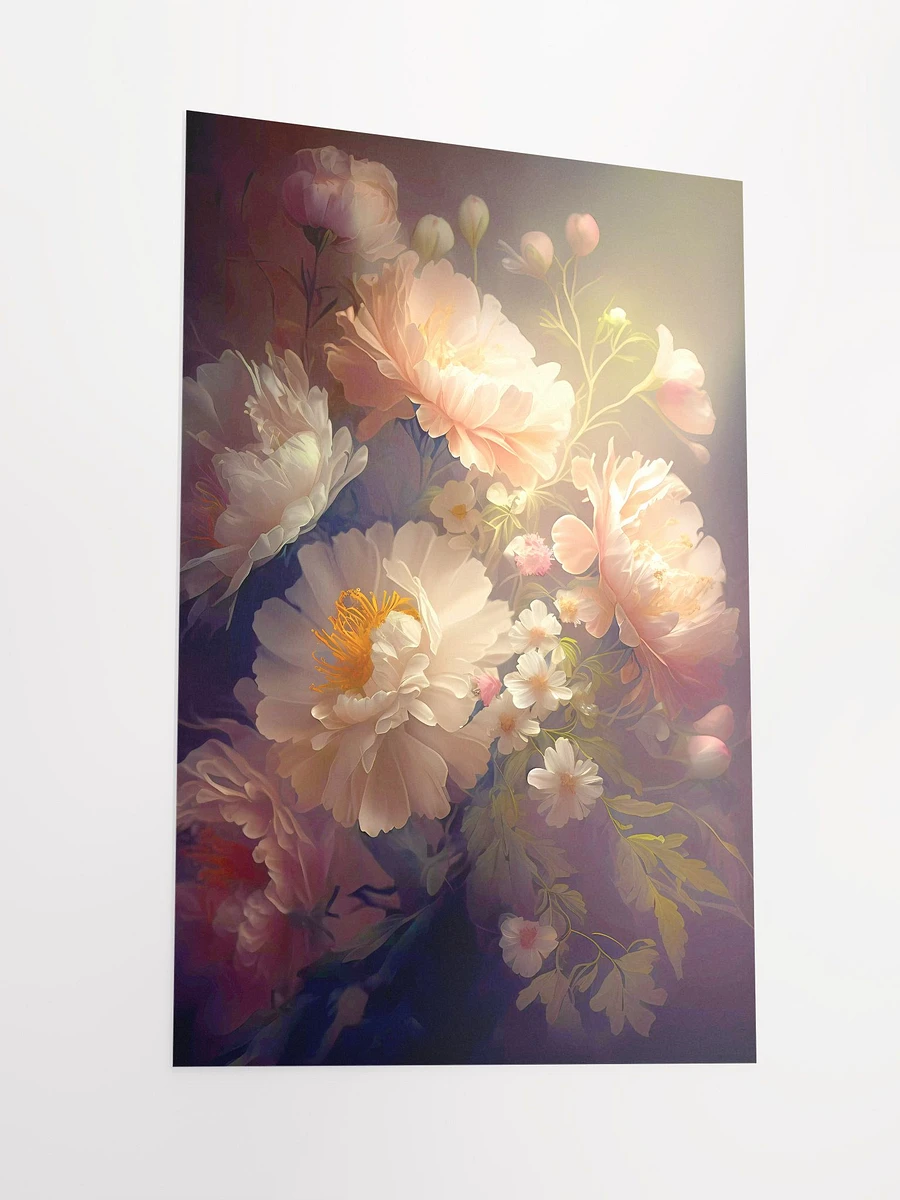 Eternal Blossom Elegance Poster: Luxurious Vintage Floral Art for Refined Interiors Matte Poster product image (4)