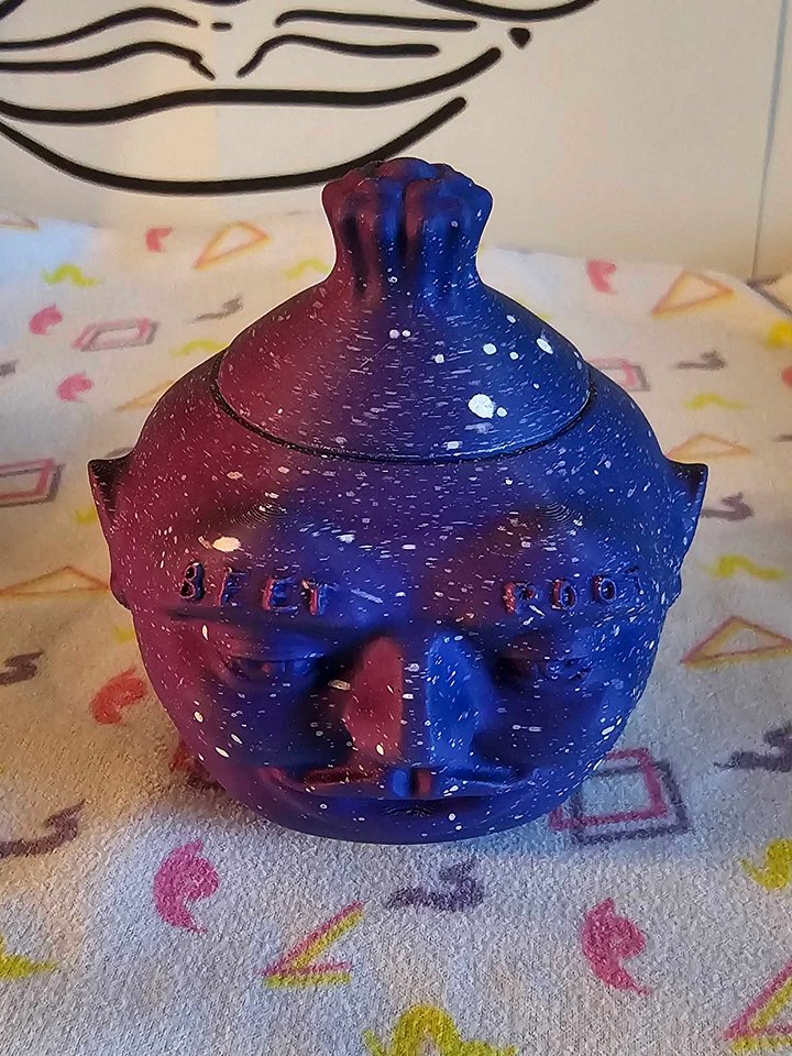 Deluxe Starry Beet Poot 3d printed jar product image (2)