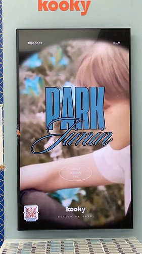 I designed an AD for Jimin that was displayed last week at the Kooky Gallery in London!

Hope everyone that visited The Oulim...