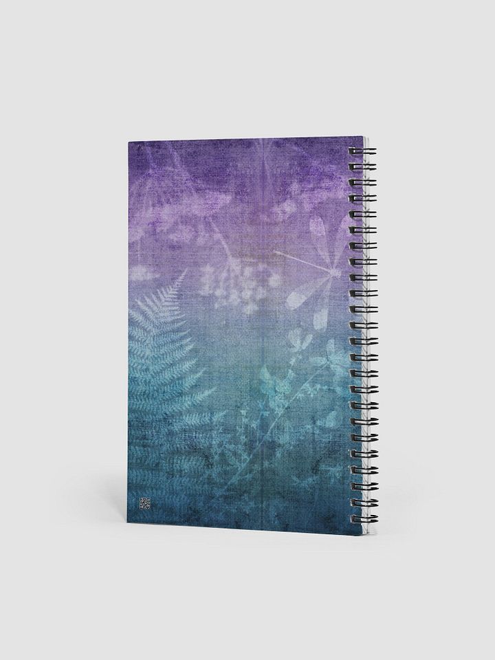 Blue Wildflowers Spiral Notebook product image (2)