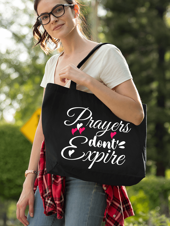 Prayers Do Not Expire Organic Tote Bag product image (1)