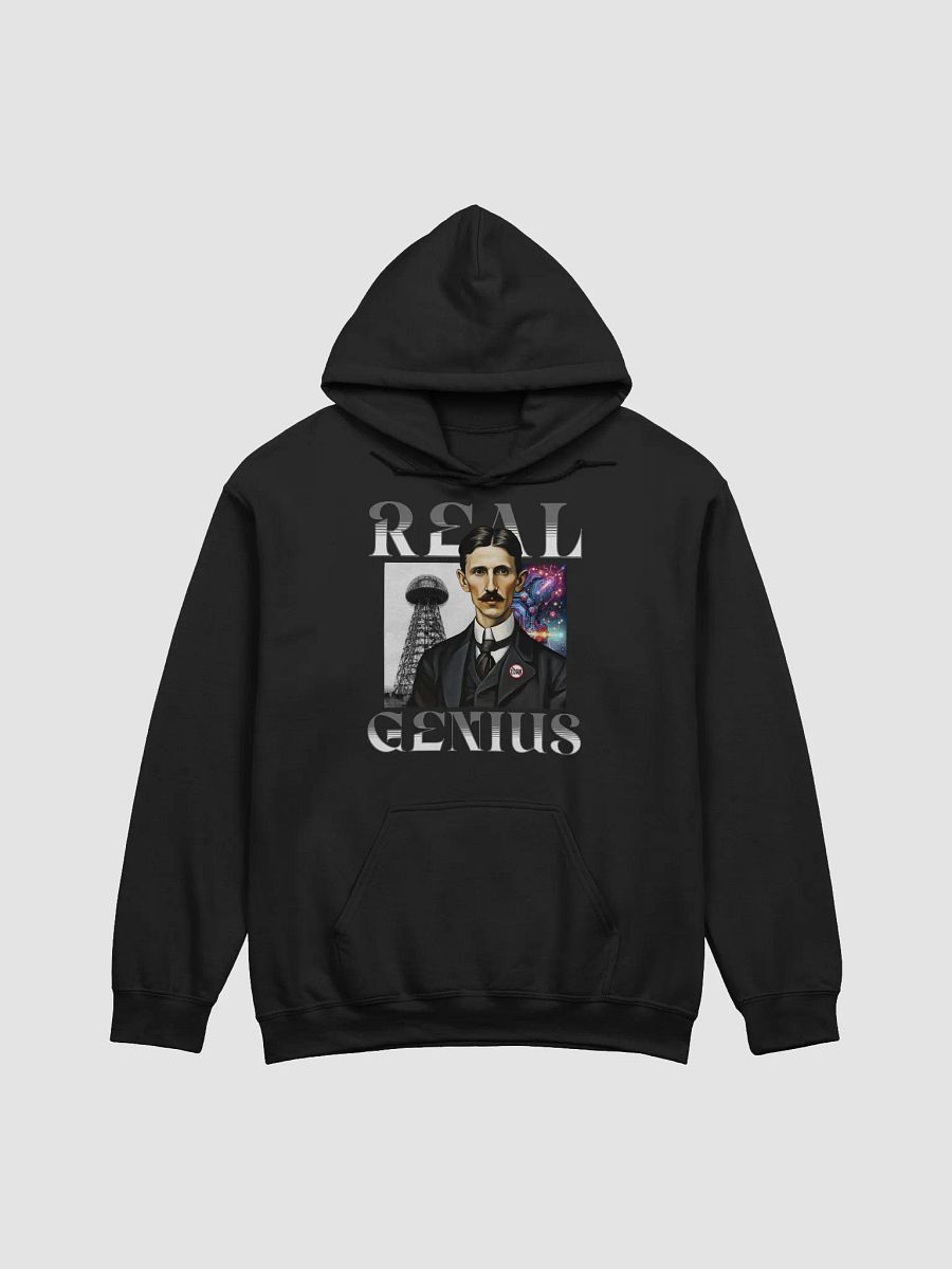 Nikola Tesla - Real Genius Anti-Elon Hoodie product image (1)