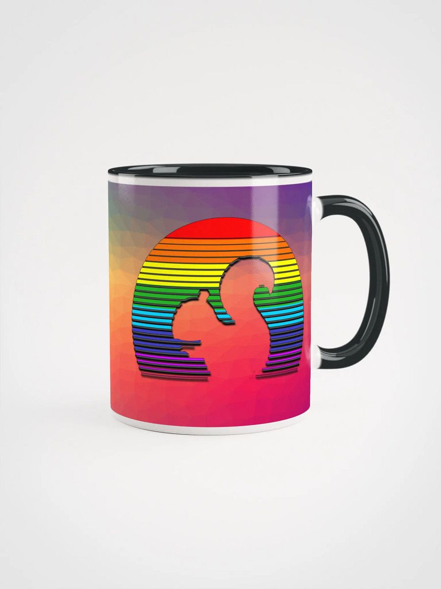 Rainbow Unicorn Mermaid Mug with Colour Inside product image (3)