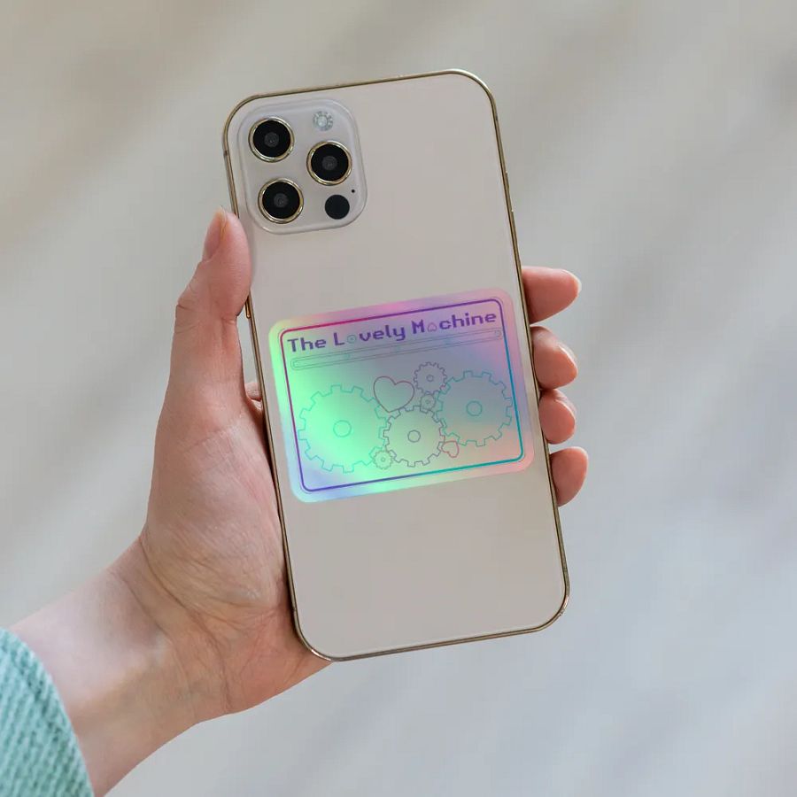 The Lovely Machine Holographic Sticker product image (8)