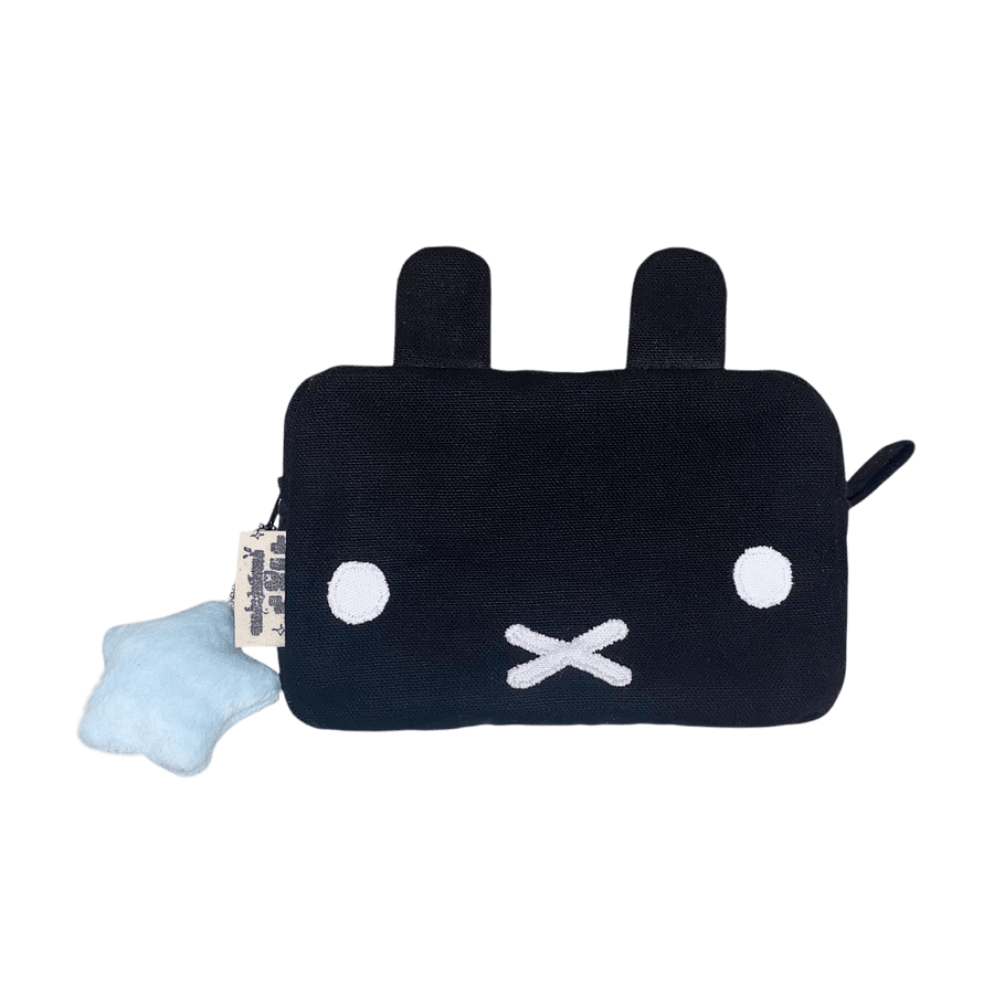 Miffy zip pouch (black)𓈒⟡₊⋆ product image (4)