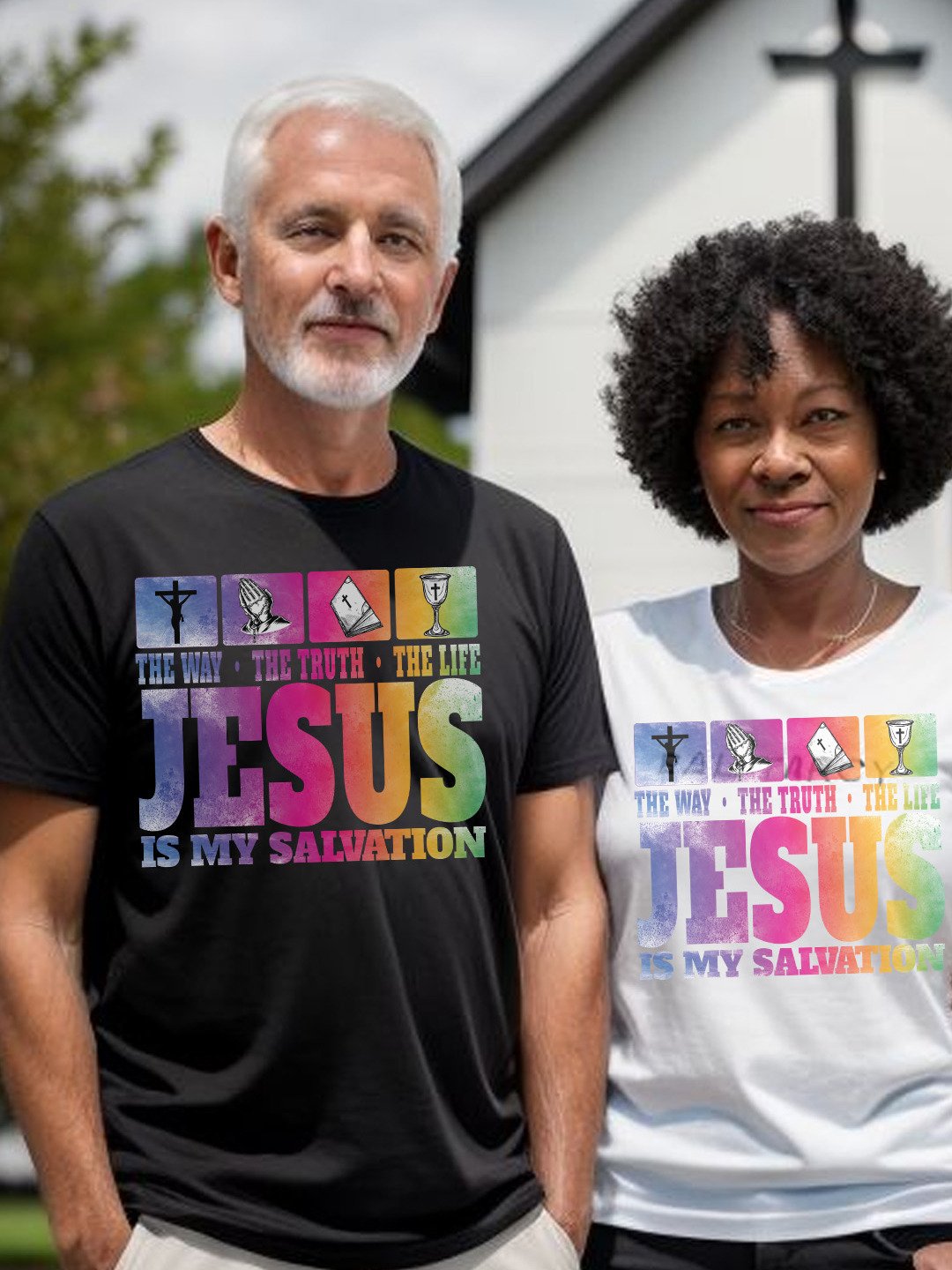Jesus is My Salvation The Way The Truth The Life Religious T-Shirt product image (1)