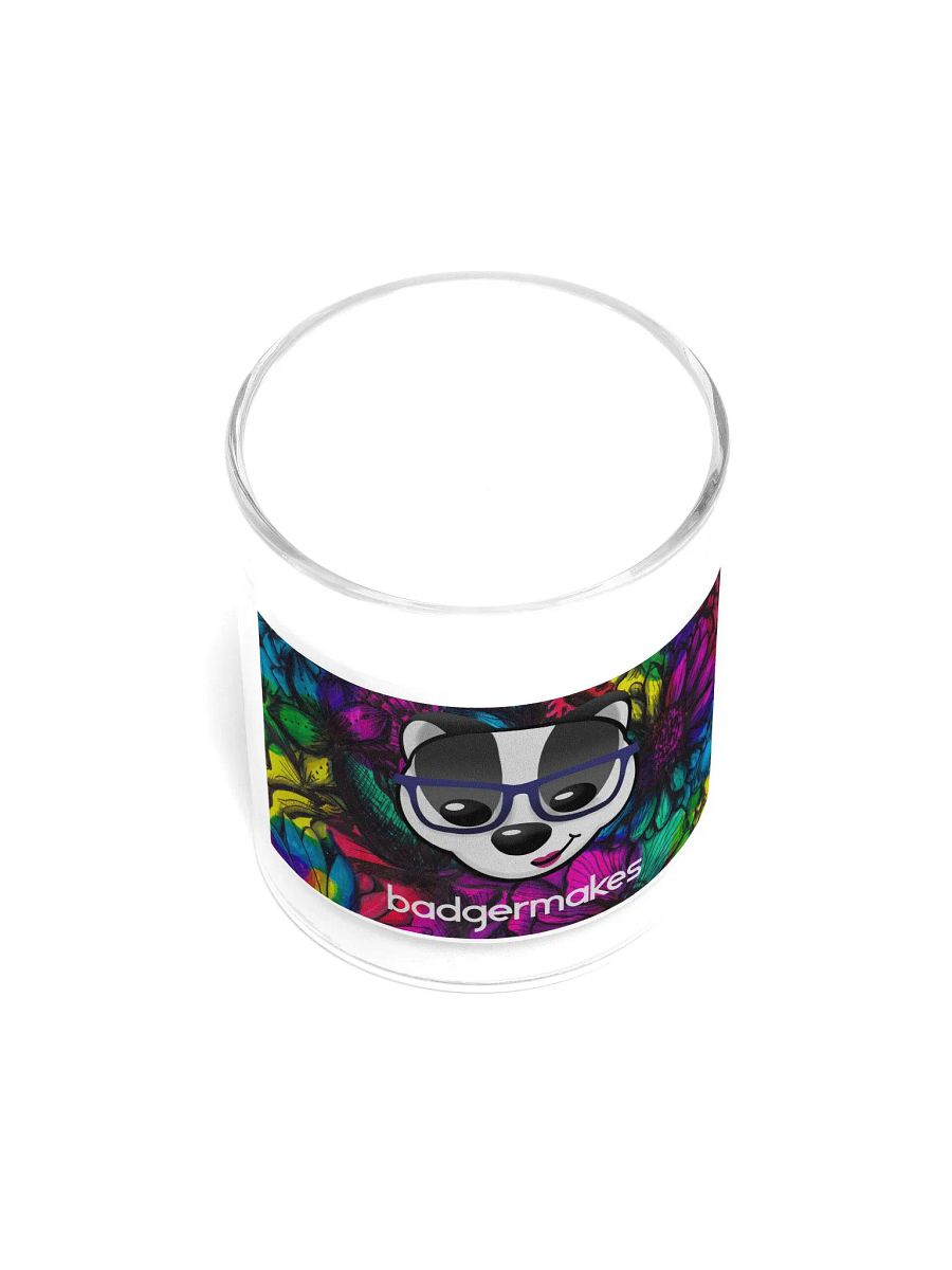 BadgerMakes Tie-Dye Flower Soy Wax Candle - Unscented product image (7)