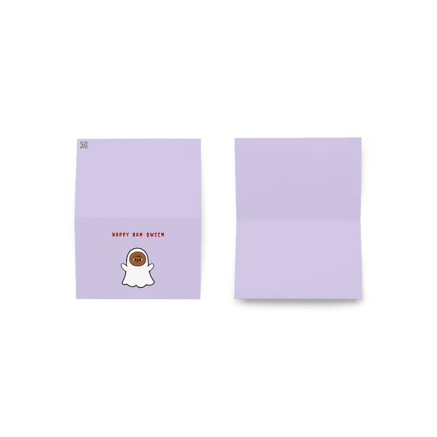 Han Ghost Halloween Greeting Card product image (17)