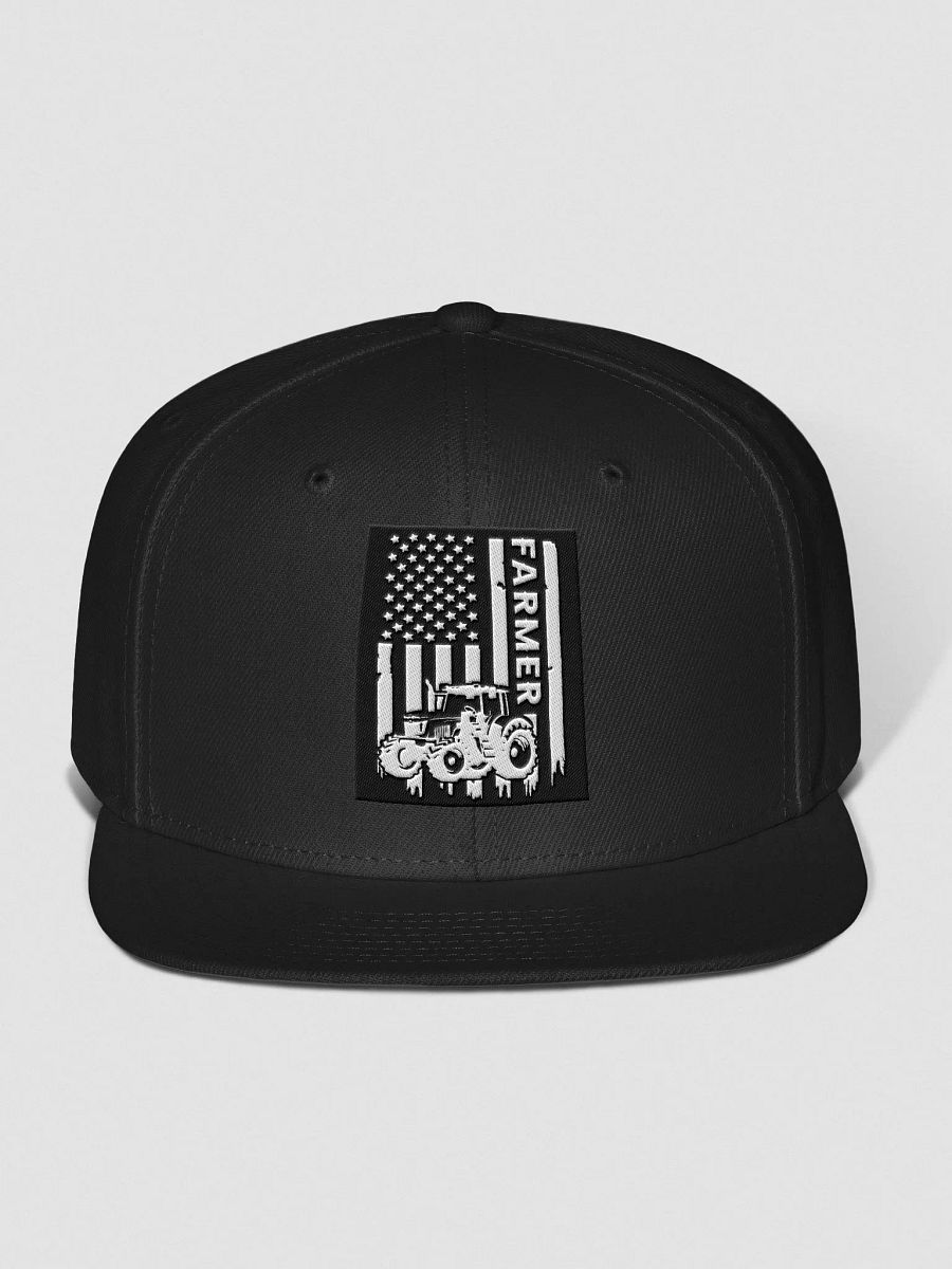 Patriotic Tractor Snapback Cap product image (3)