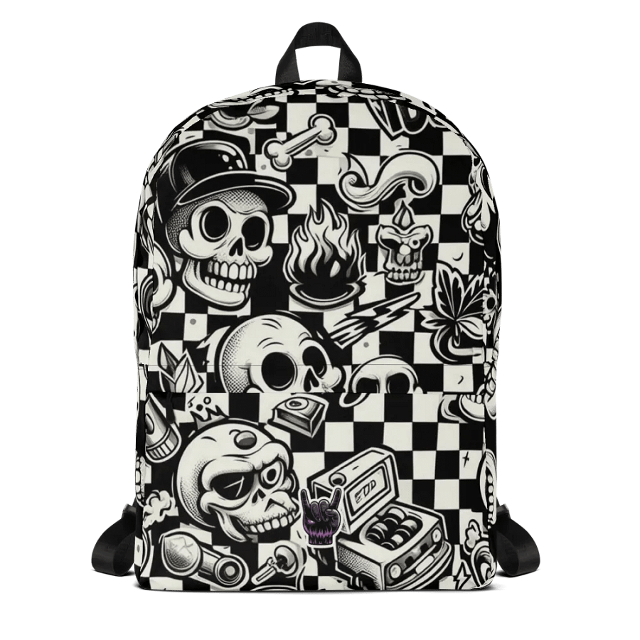 Whimsical Skulls All-Over Print Backpack product image (7)