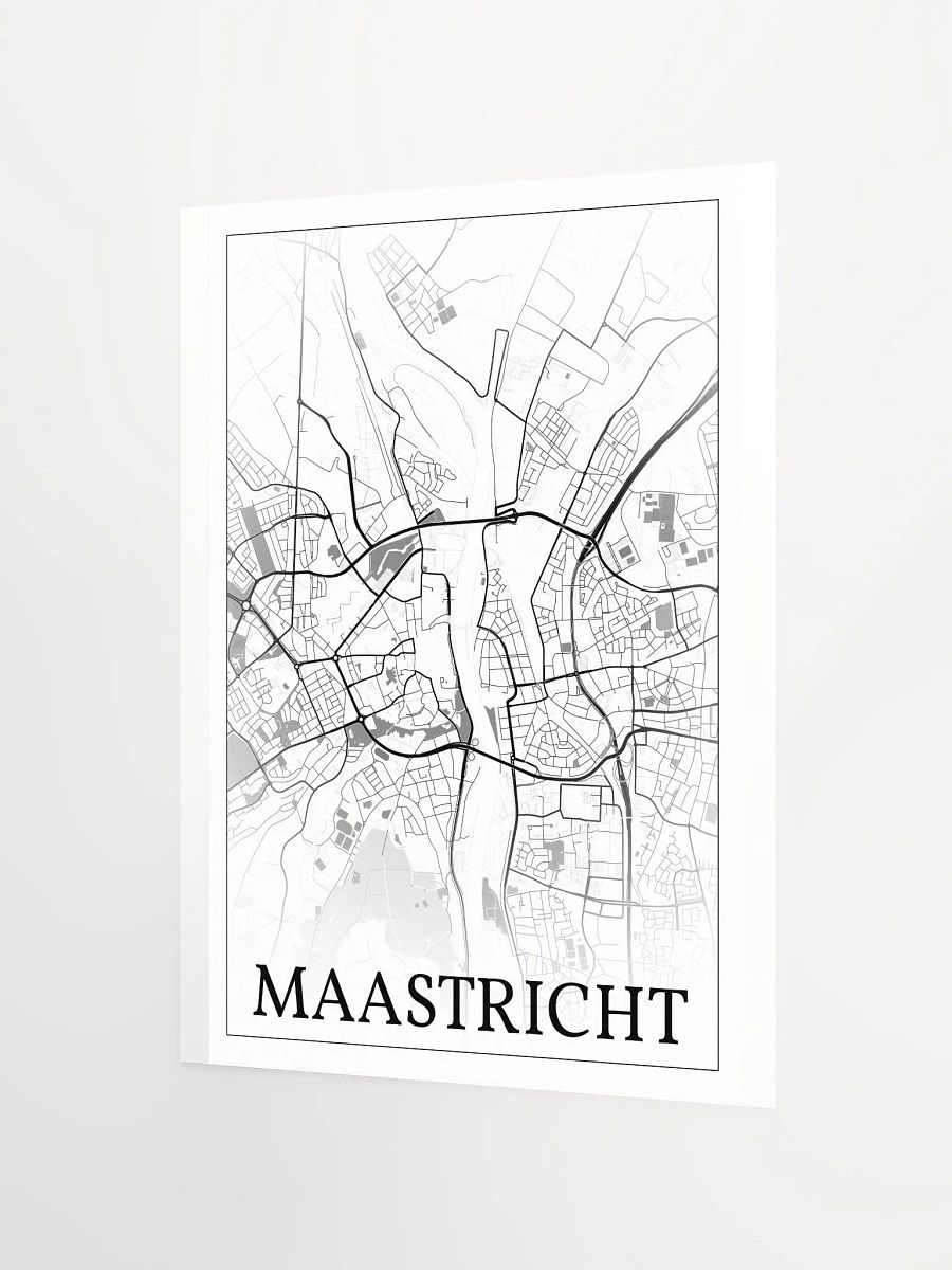 Maastricht, Netherlands, city map print product image (9)