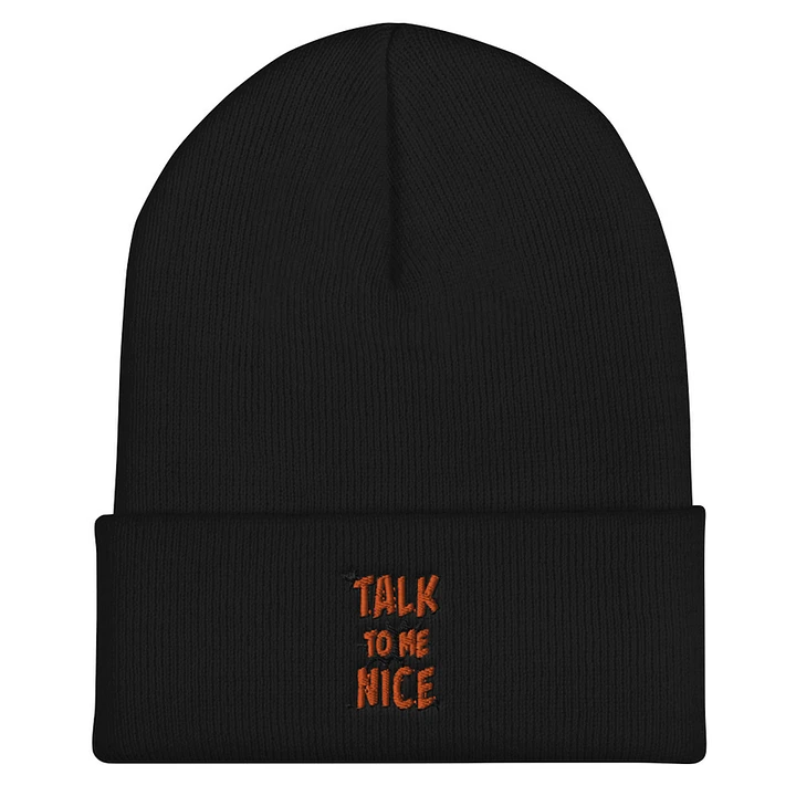 Talk to me nice beanie product image (1)