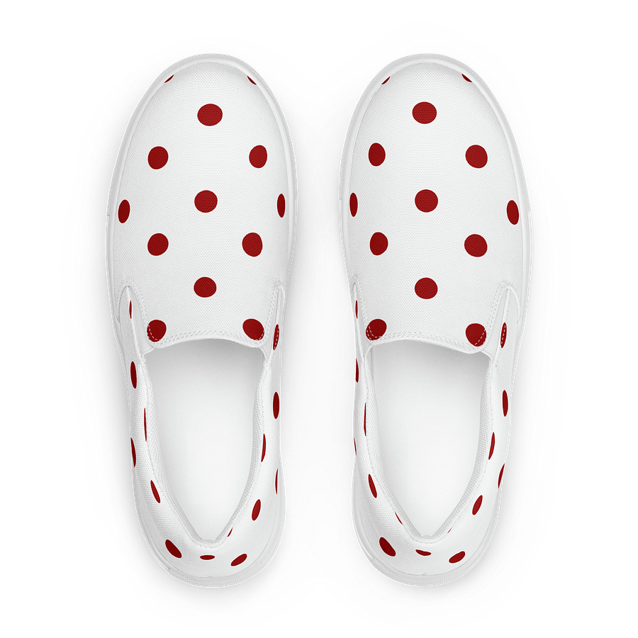 Vintage Mood Bop Dot Women's Slip-On Canvas Shoes product image (1)