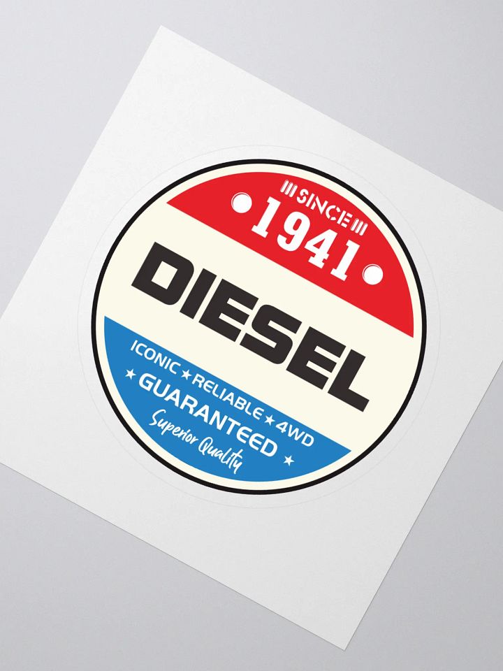 Diesel Since 1941 Emblem Kiss Cut Stickers product image (2)