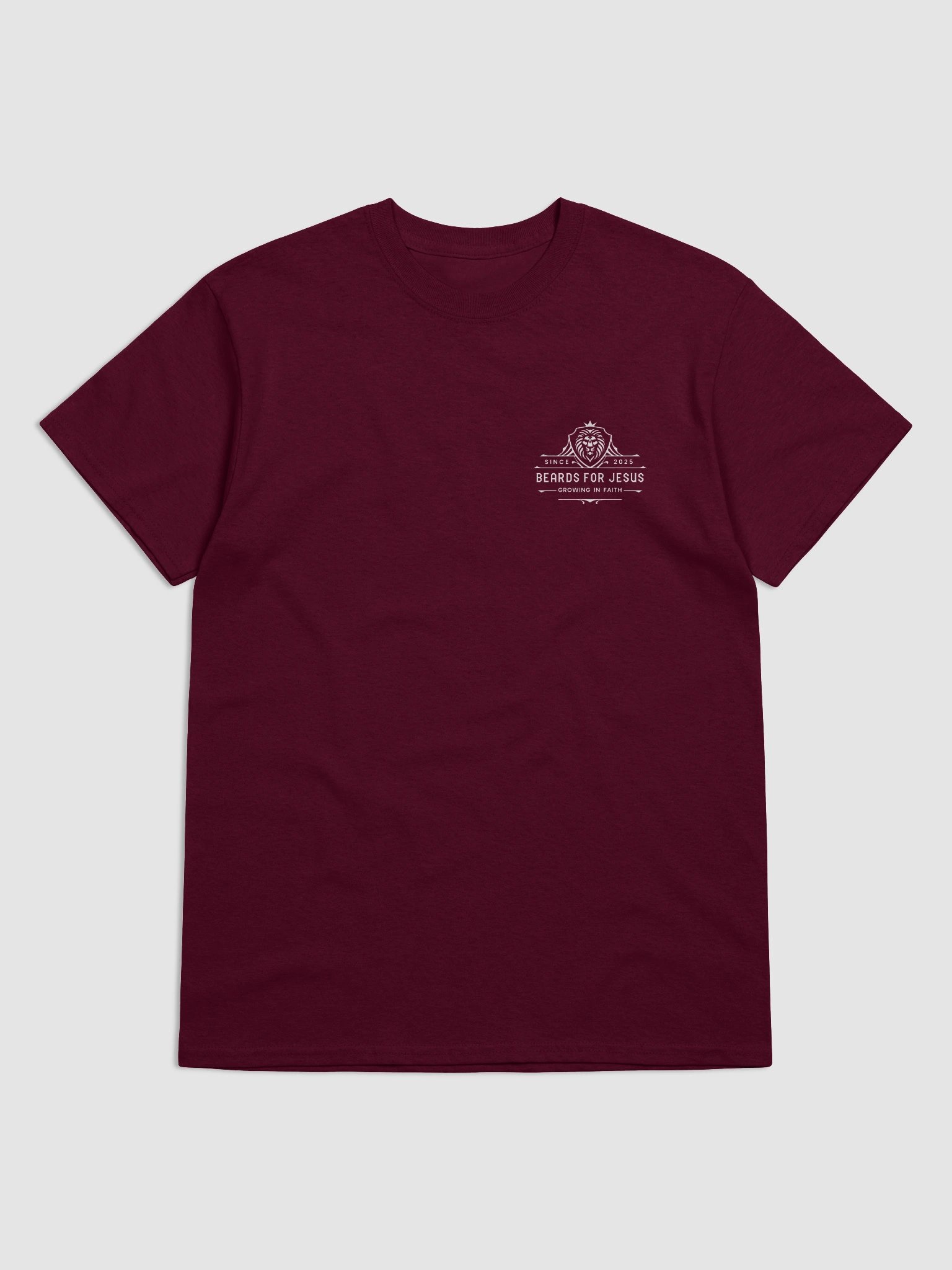 Beards for Jesus - Iron Sharpens Iron - White Logo product image (5)