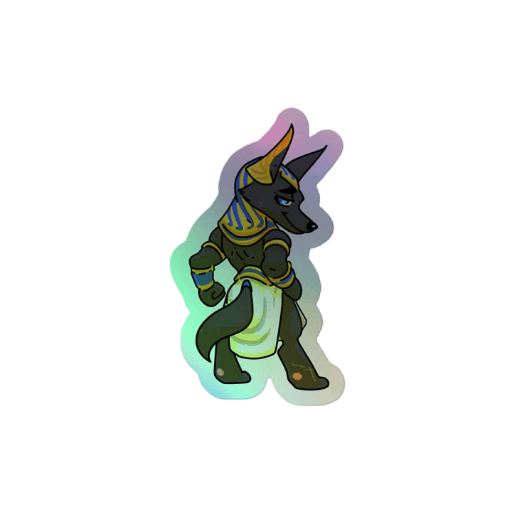 Holographic Anubis Sticker product image (2)