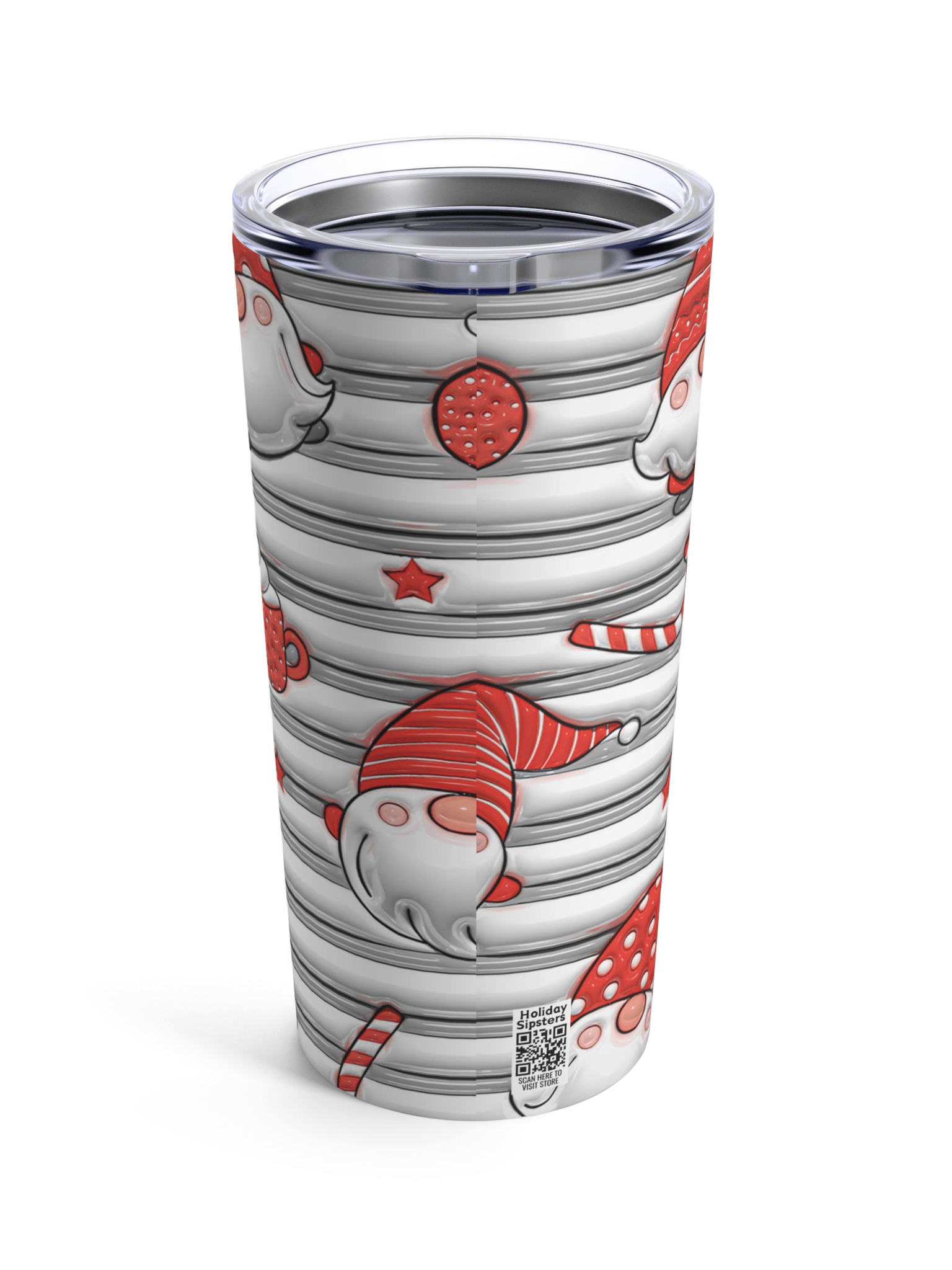 Festive Gnome Stainless Steel Tumbler product image (3)