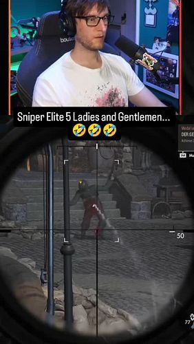 The fact this game even lets you do this is just SOMETHING ELSE 🤣🤣🤣🤣 #sniperelite