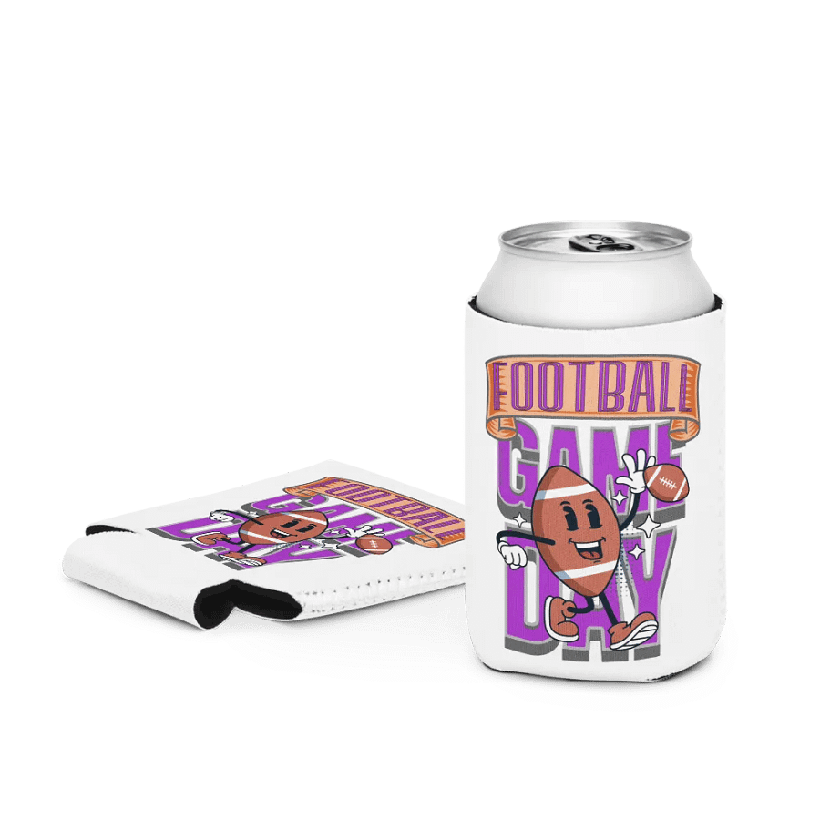 Game Day Football Can Cooler product image (3)