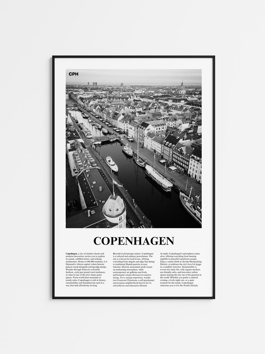 Copenhagen 01 Newspaper Poster product image (1)