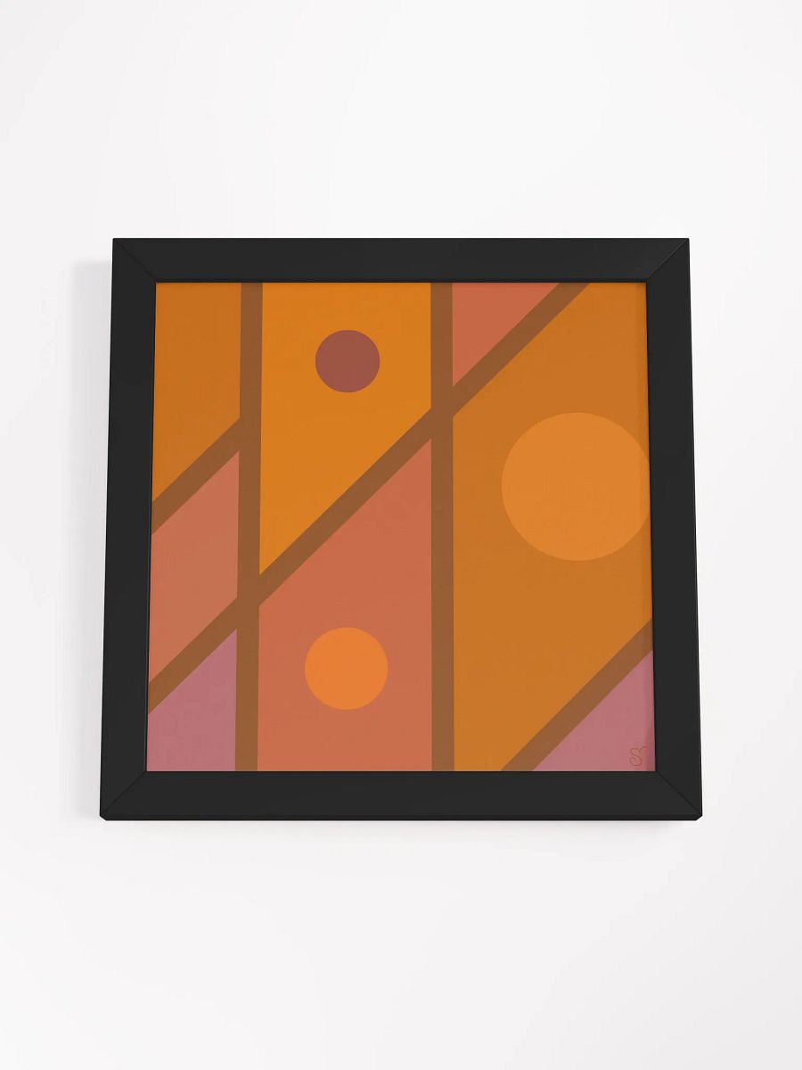Geometric Harmony Framed Poster - Abstract Composition No. 2 product image (57)