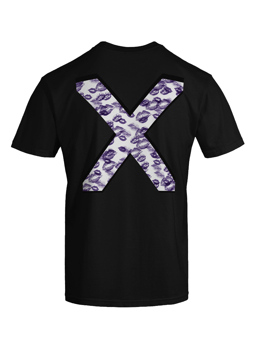 White X Purple Lipstick Kisses | Shirt product image (4)