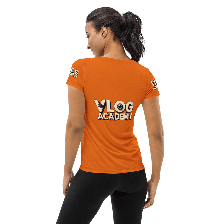 Vlog Academy All-Over Print Women's Athletic T-Shirt product image (2)