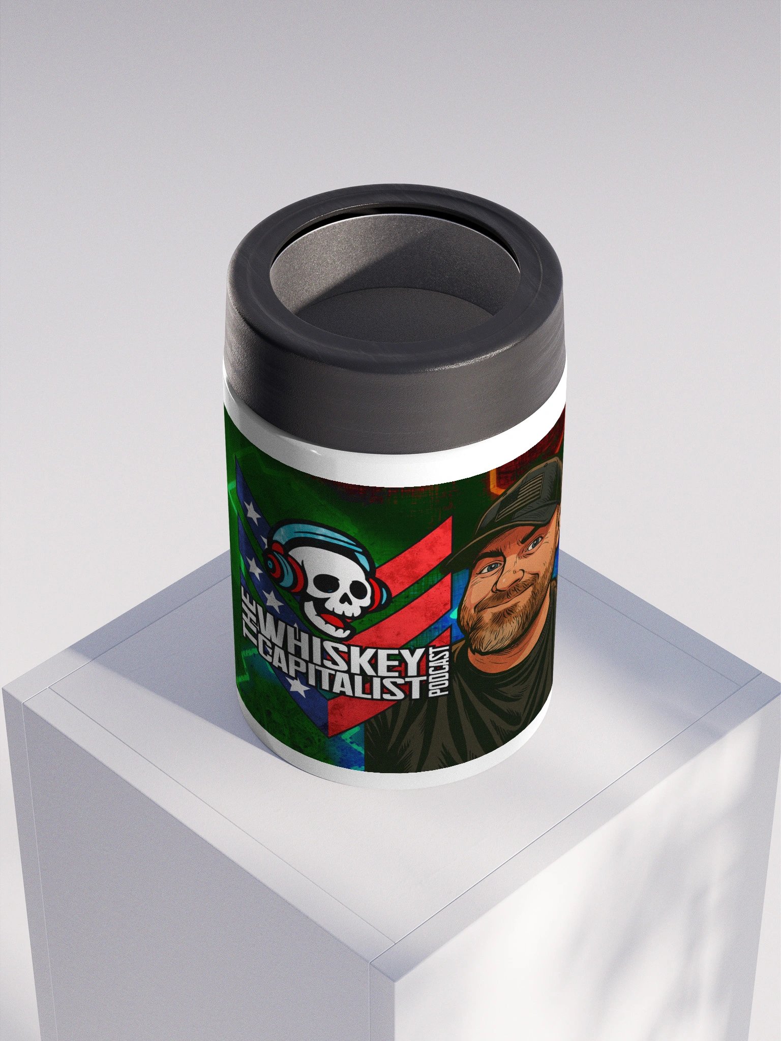 Skull Logo Stainless Steel Koozie product image (4)