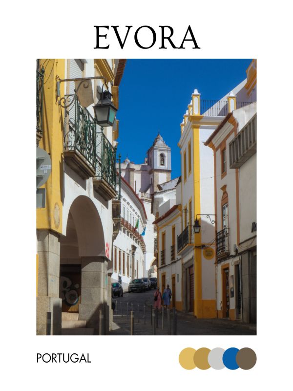 Streets of Evora - Digital product image (1)