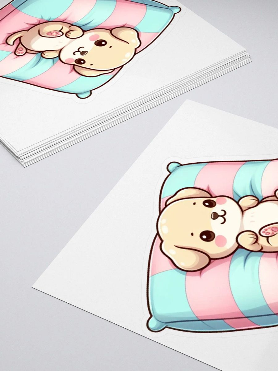 Sweet Puppy Naptime Sticker product image (6)