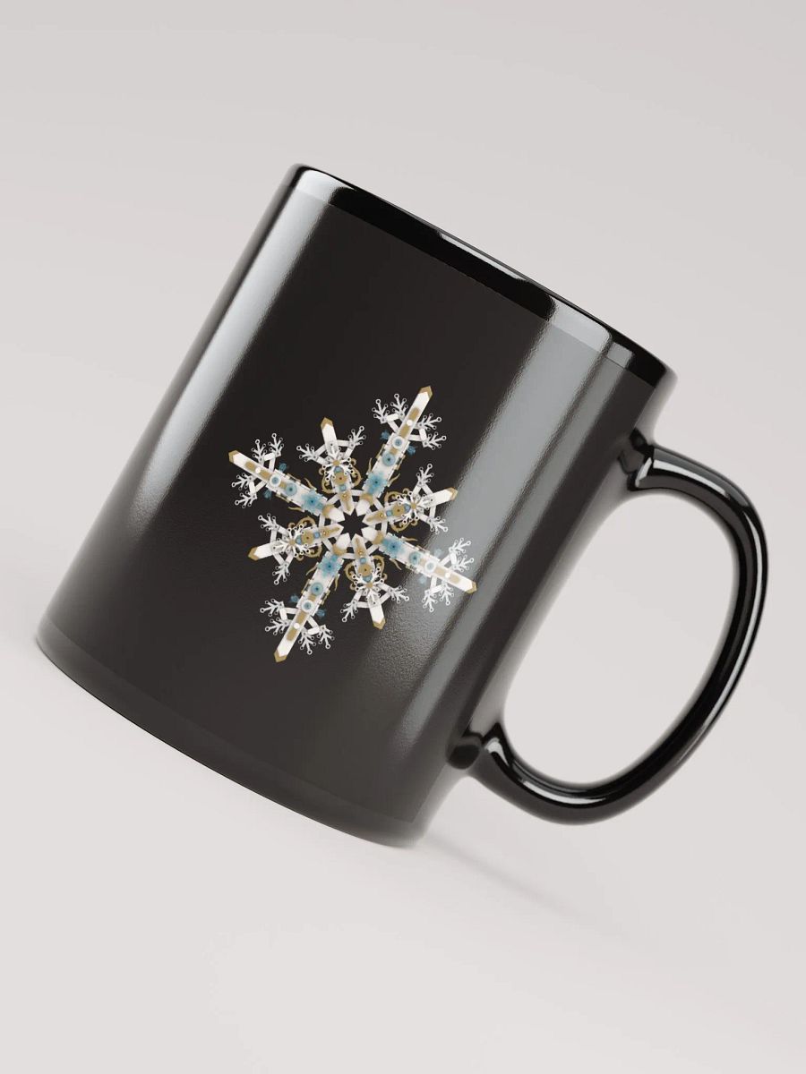 Christmas - Brick Snowflake - Black Mug product image (4)