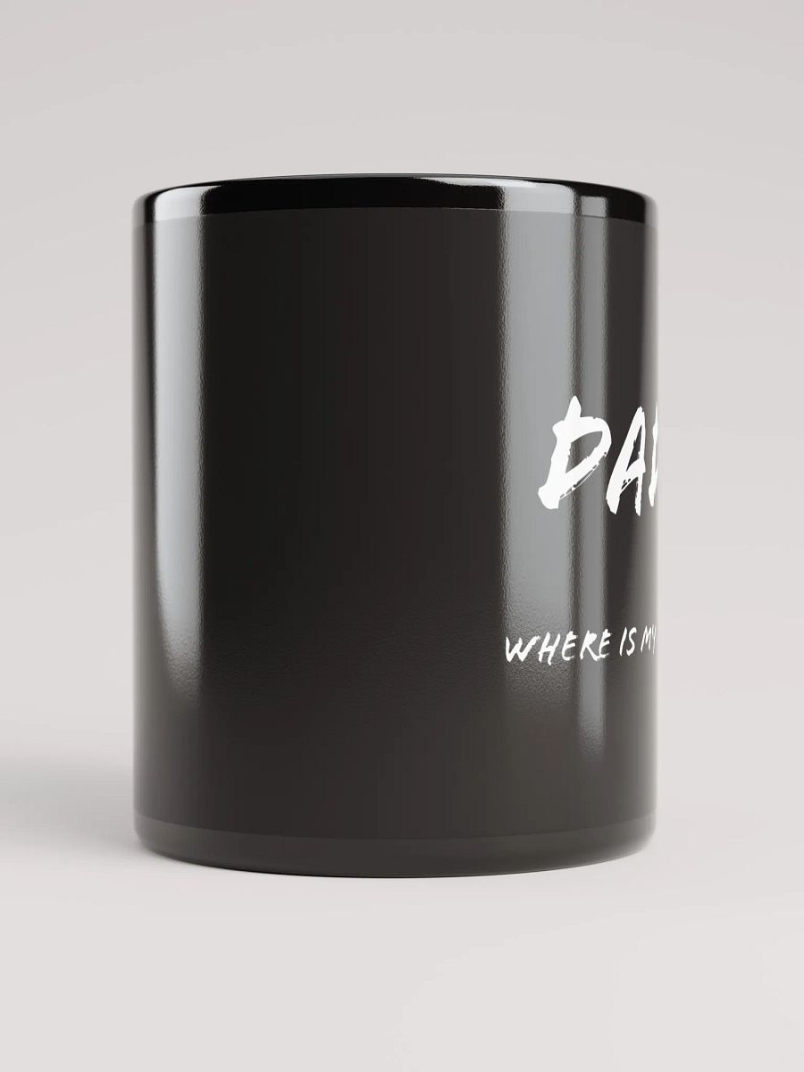 DADDO Funny Black Glossy Mug product image (5)
