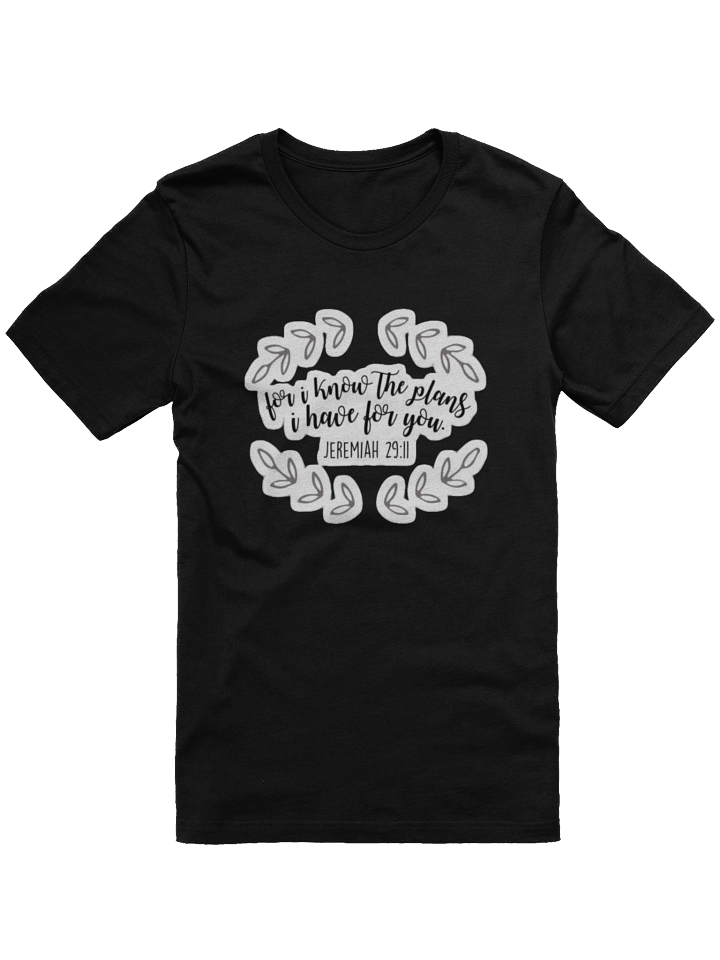 Jeremiah 29:11 Leaf Motif Tee product image (5)