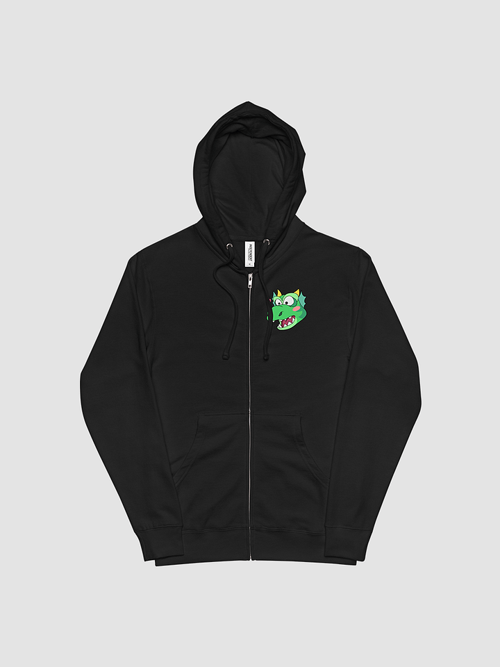 Love Green Dragon Fleece Zip Up Hoodie product image (1)
