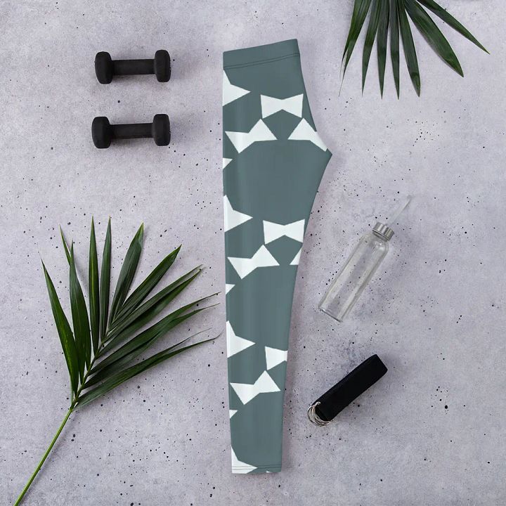 Symmetric Chic: Custom All-Over Print Leggings product image (2)
