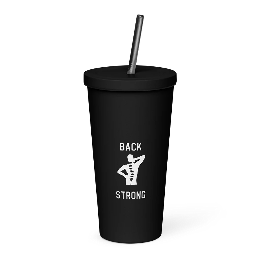 Back Strong 20 oz. Insolated Cup: Black product image (1)