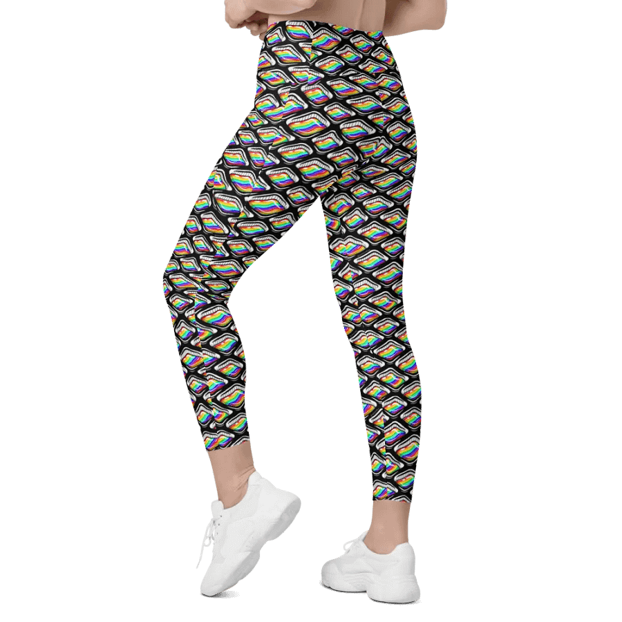 Rainbow Squares Pocket Legging product image (8)