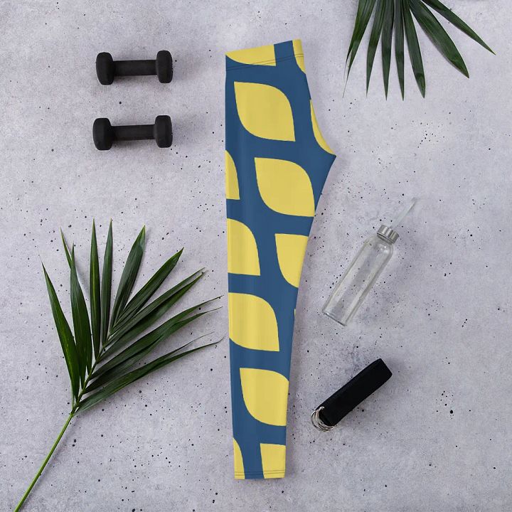 Leafy Blues All-Over Leggings product image (2)