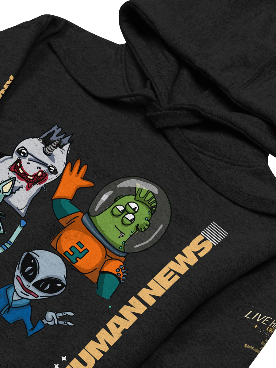 Human News Unisex Hoodie product image (3)