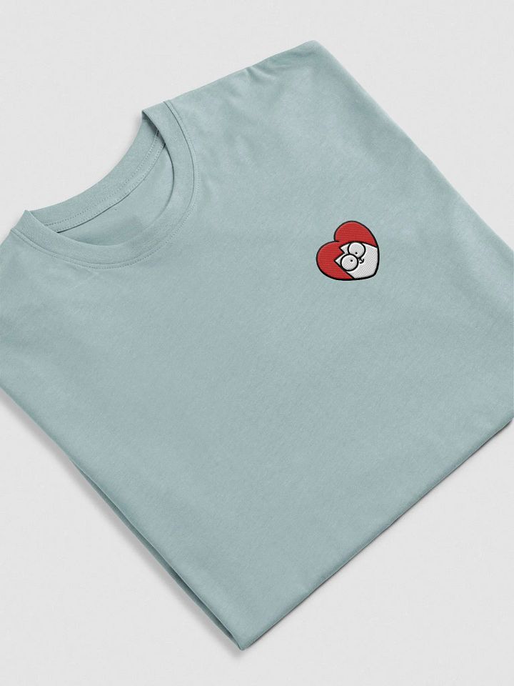 Embroidered Heart Cotton T-Shirt product image (1)
