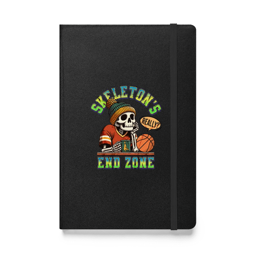 Skeletons End Zone Basketball Hardcover Journal product image (1)