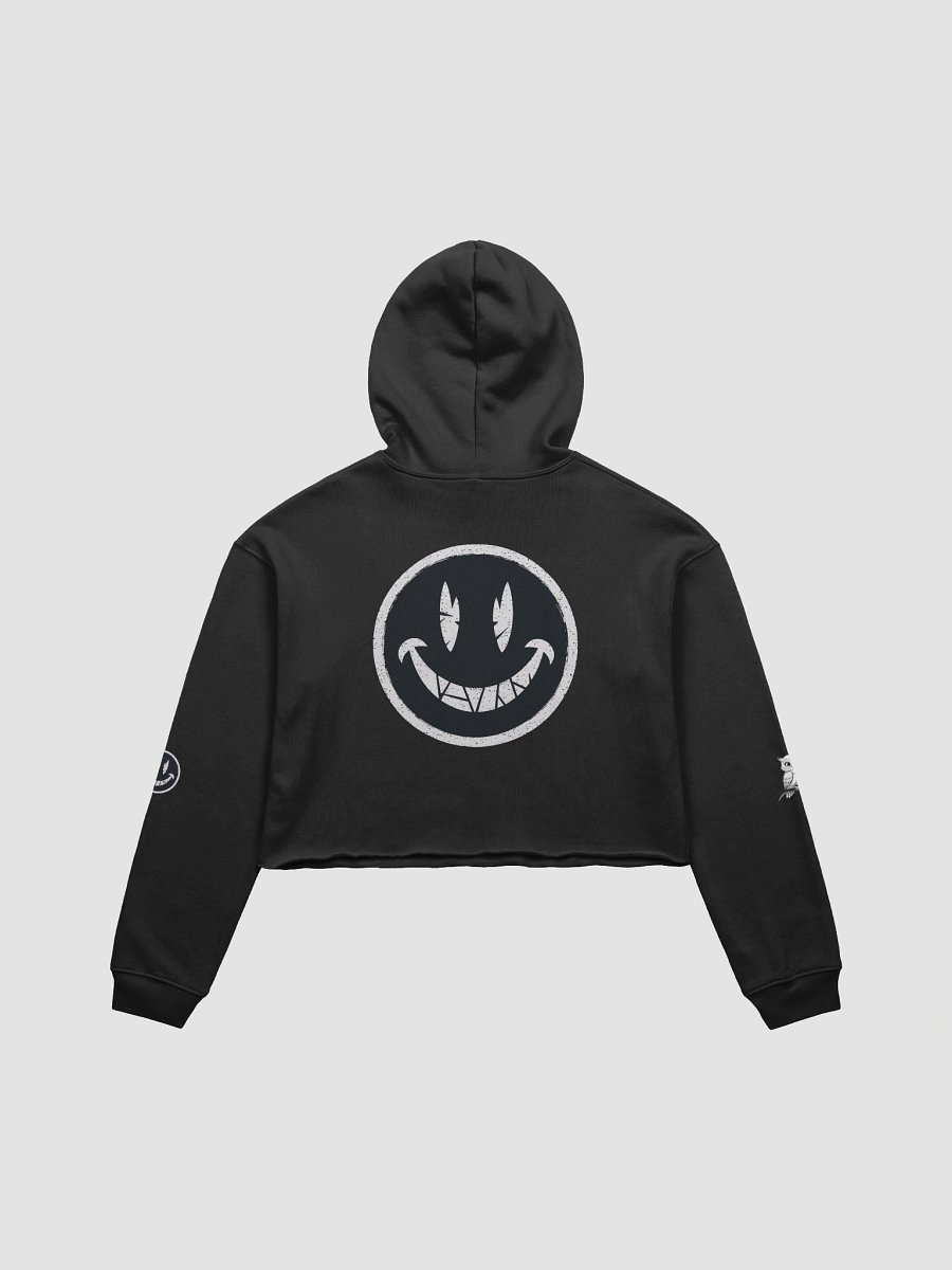 Whimsical Owl Perch Crop Hoodie product image (4)