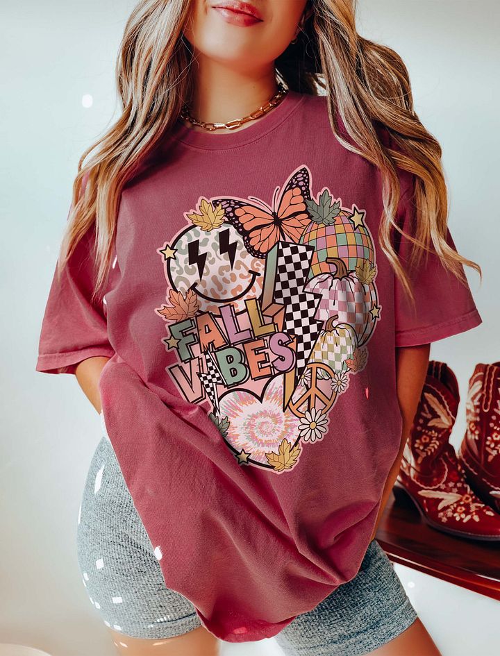 Fall and Halloween Elements Collage(4) T-Shirt | Maximalist Fall and Halloween T-Shirt Design product image (5)