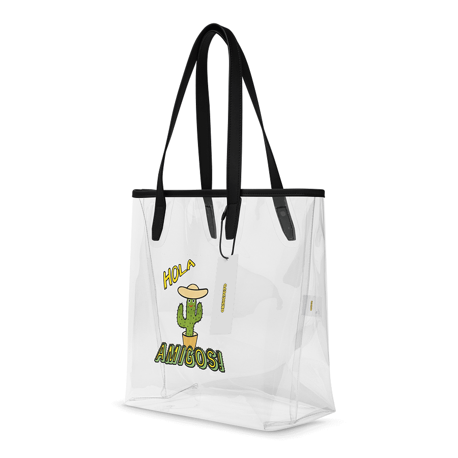Hola Amigos Cactus Clear Tote Bag product image (4)
