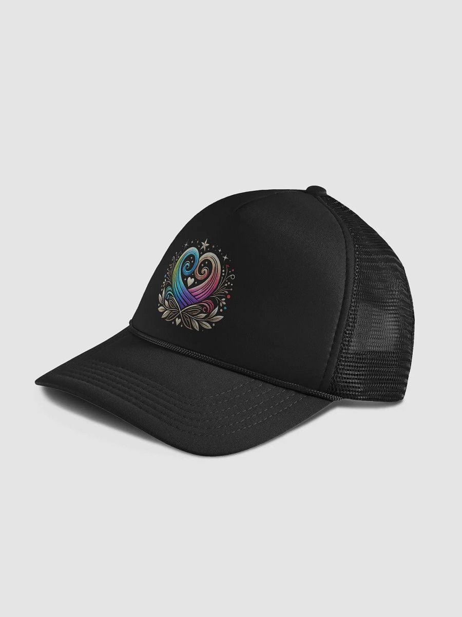 Swirling Heart Foam Trucker Hat product image (4)