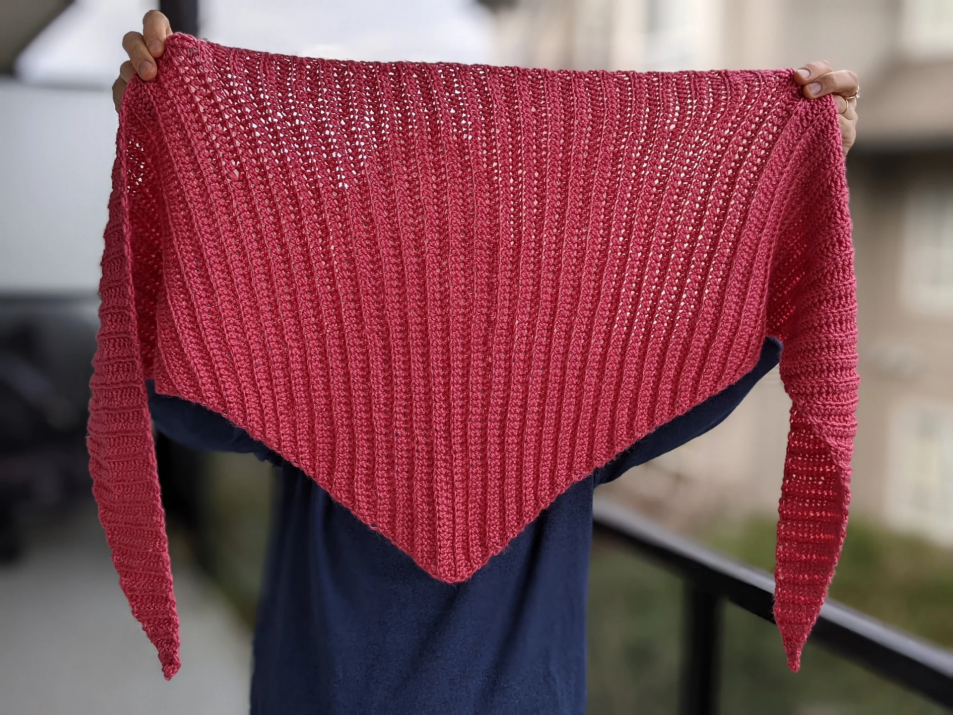 Crochet Triangular Shawl Pattern product image (6)