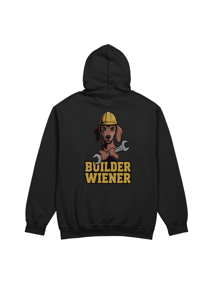 Builder Wiener Hoodie – Funny Dachshund Construction Dog Lover Gift product image (4)