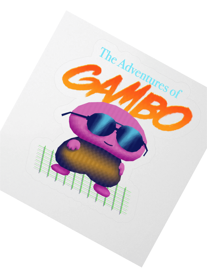 The Adventures of Gambo Sticker product image (5)